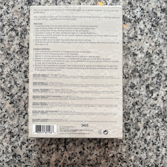 ♥️💖 Mally MALLY’S BOOK Of BRIGHTENING ESSENTIALS Full Face Makeup Pallette NEW - Picture 7 of 7